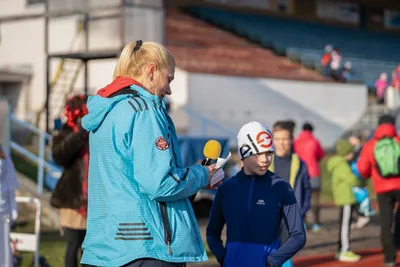 Mikulášský běh 2024 na atletickém stadionu Hvězda Pardubice 46