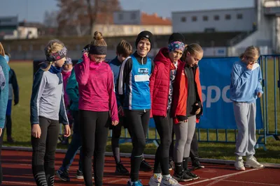 Mikulášský běh 2024 na atletickém stadionu Hvězda Pardubice 53