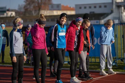 Mikulášský běh 2024 na atletickém stadionu Hvězda Pardubice 54