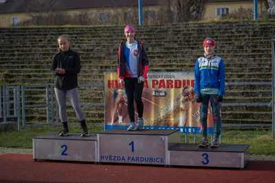 Mikulášský běh 2024 na atletickém stadionu Hvězda Pardubice 84