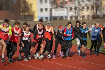 Mikulášský běh 2024 na atletickém stadionu Hvězda Pardubice 106