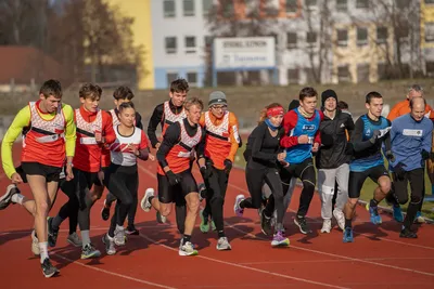Mikulášský běh 2024 na atletickém stadionu Hvězda Pardubice 107