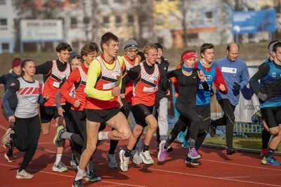 Mikulášský běh 2024 na atletickém stadionu Hvězda Pardubice 108