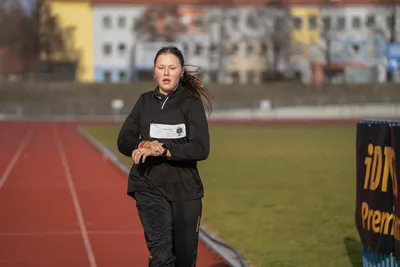 Mikulášský běh 2024 na atletickém stadionu Hvězda Pardubice 159