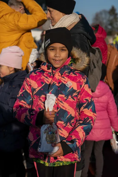 Mikulášský běh 2024 na atletickém stadionu Hvězda Pardubice 192
