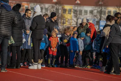 Mikulášský běh 2024 na atletickém stadionu Hvězda Pardubice 209