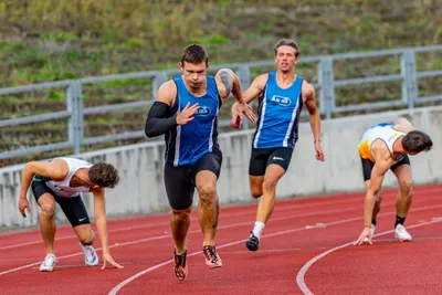 Mistrovství čech na atletickém stadionu Hvězda Pardubice 73