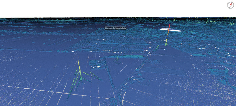 Voorbeeld hoogtevisualisatie