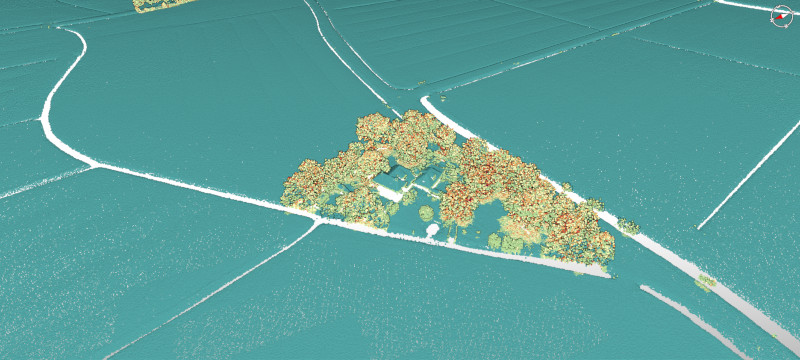 Voorbeeld visualisatie aantal reflecties