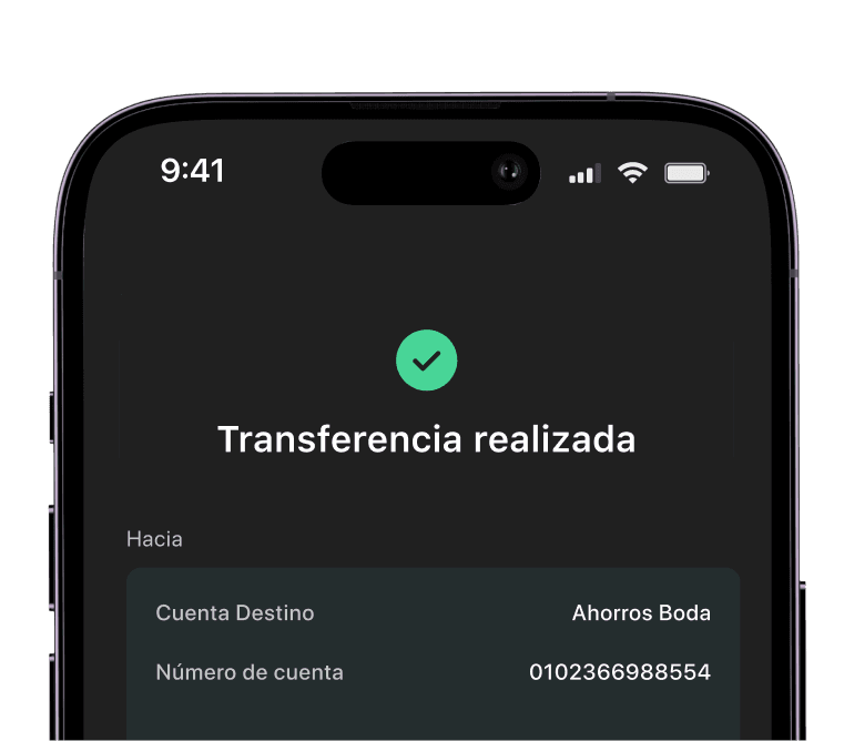 Haz transferencias