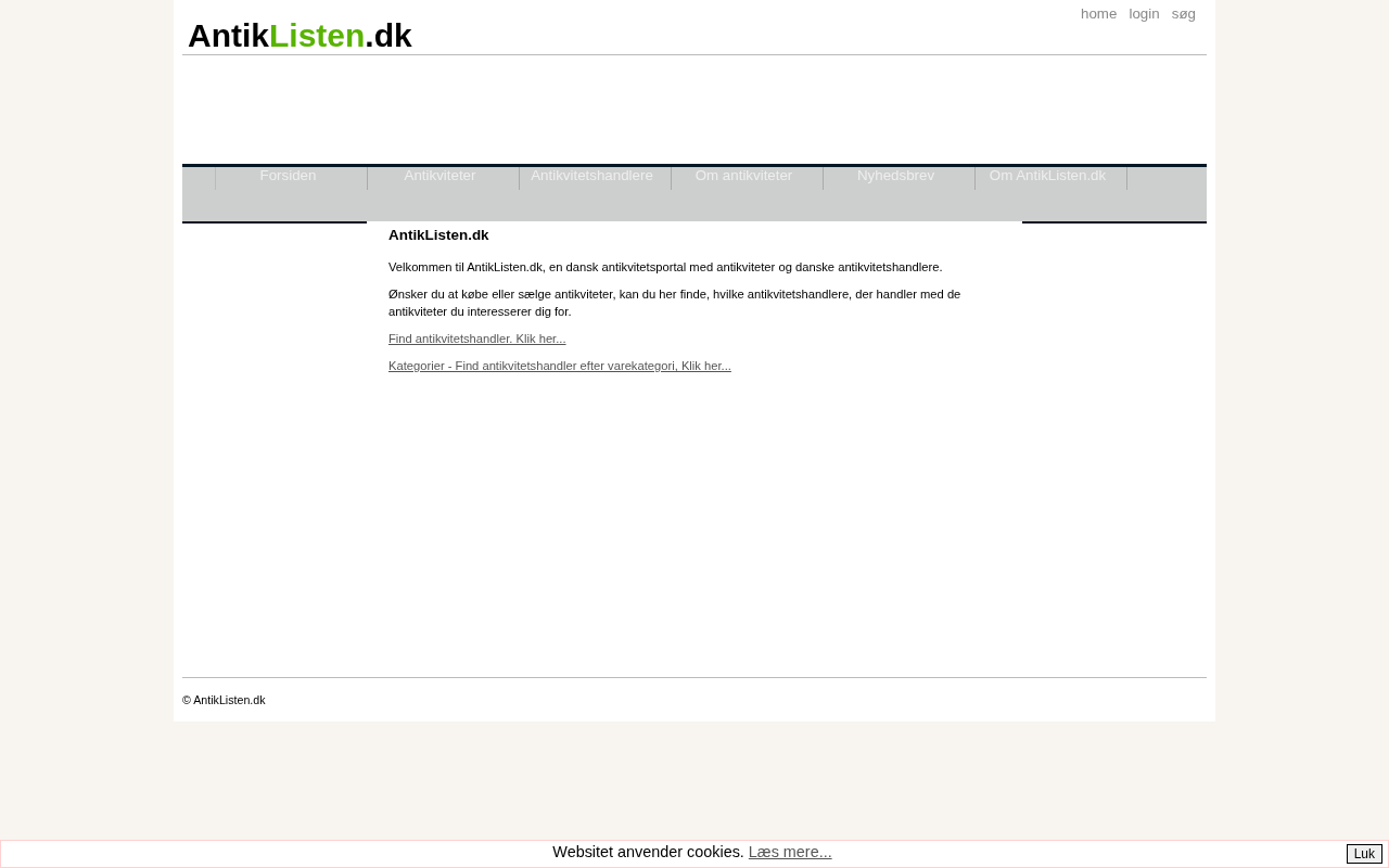 antiklisten.dk