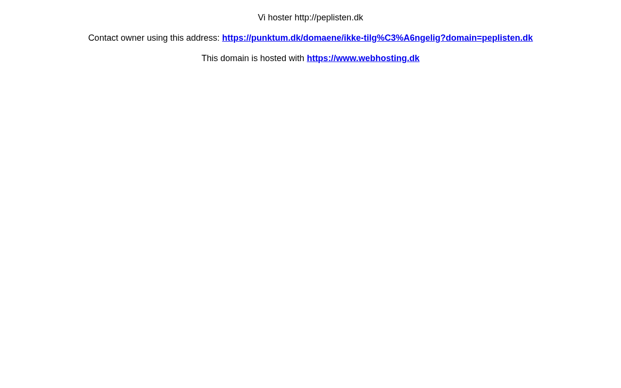 peplisten.dk