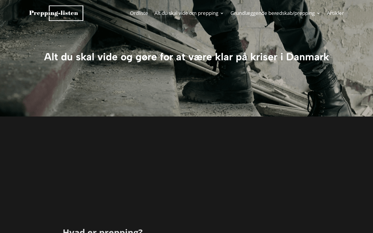 prepping-listen.dk