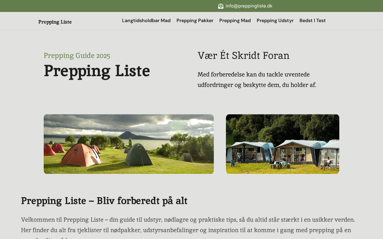 preppingliste.dk