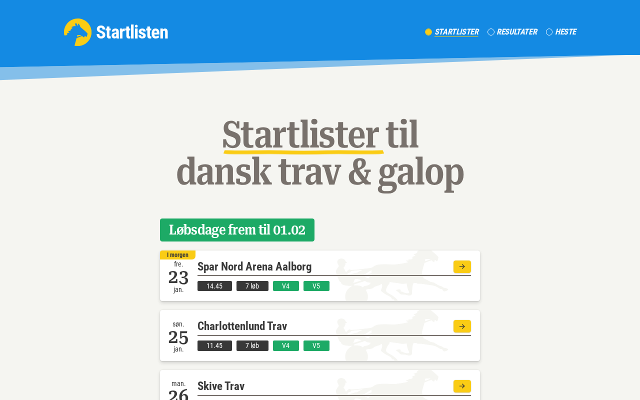 startlisten.dk