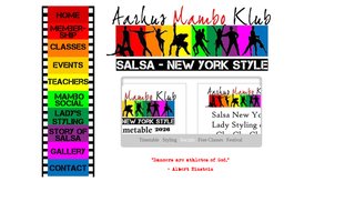 Screenshot af aarhusmamboklub.com