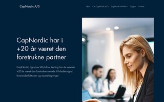 Screenshot af capnordic.com