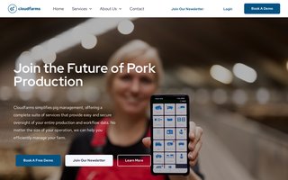 Screenshot af cloudfarms.com