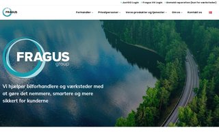 Screenshot af fragus.com