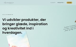 Screenshot af 1conzept.dk