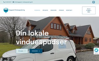 Screenshot af aagaard-vinduespolering.dk