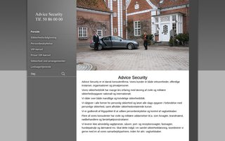 Screenshot af advice-security.dk