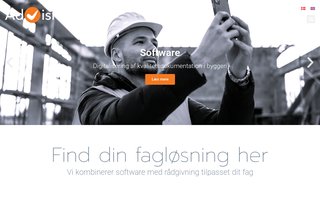 Screenshot af advisio.dk