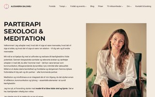 Screenshot af alexandrabalshoej.dk