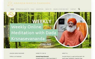 Screenshot af anandamarga.dk