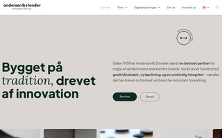 Screenshot af andersen-stender.dk