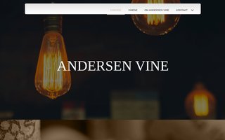 Screenshot af andersenvine.dk