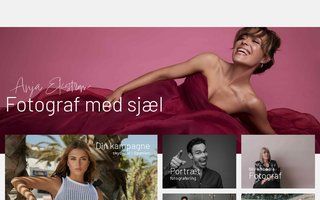 Screenshot af anjaekstroem.dk