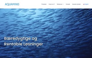 Screenshot af aquamind.dk