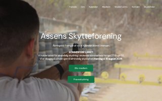 Screenshot af assensskytteforening.dk