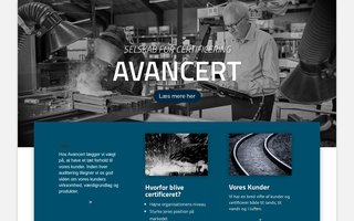 Screenshot af avancert.dk