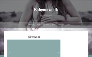 Screenshot af babymave.dk