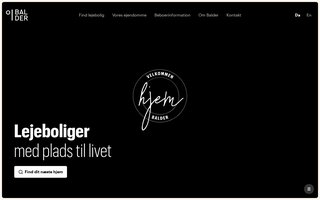 Screenshot af balder.dk