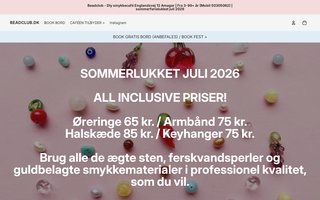Screenshot af beadclub.dk
