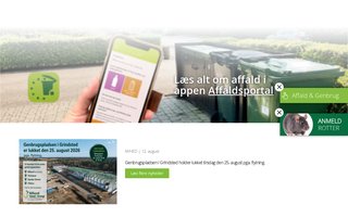Screenshot af billundvand.dk