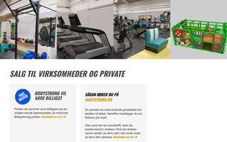 Screenshot af bodystrong.dk