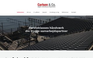 Screenshot af carlsenogco.dk