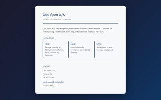 Screenshot af coolsport.dk