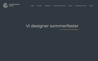 Screenshot af copenhagenevent.dk