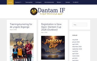 Screenshot af dantam.dk
