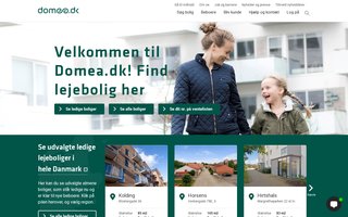 Screenshot af domea.dk