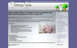 Screenshot af domuscura.dk