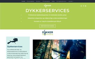 Screenshot af dykkerservices.dk