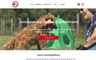 Screenshot af elitehunden.dk
