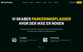 Screenshot af flexparking.dk