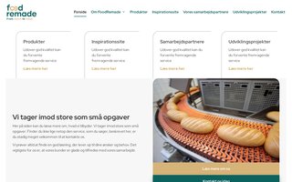 Screenshot af foodremade.dk